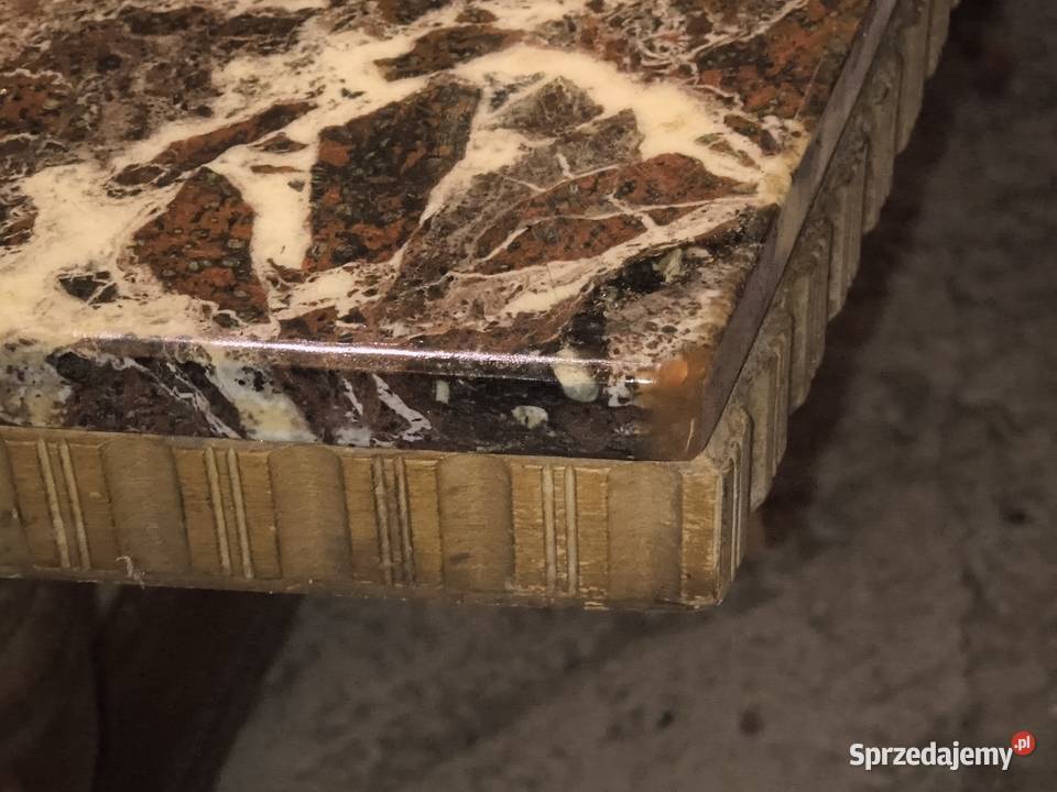 stół z marmurowym blatem Art Deco Chorzew