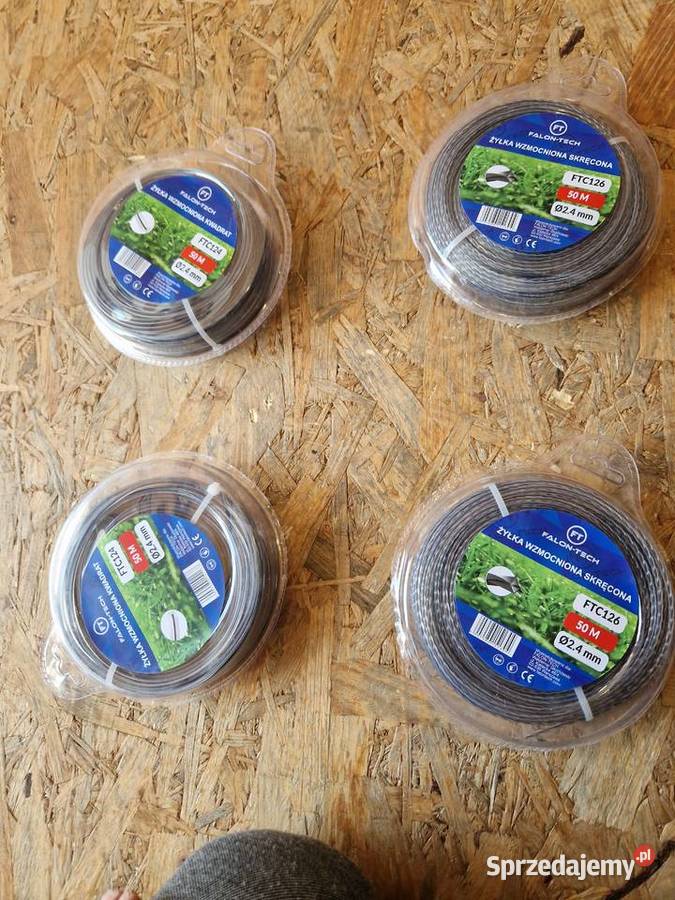 ŻYŁKA TNĄCA DO KOSY KWADRAT 24mm 50m ZBROJONA Głogowa