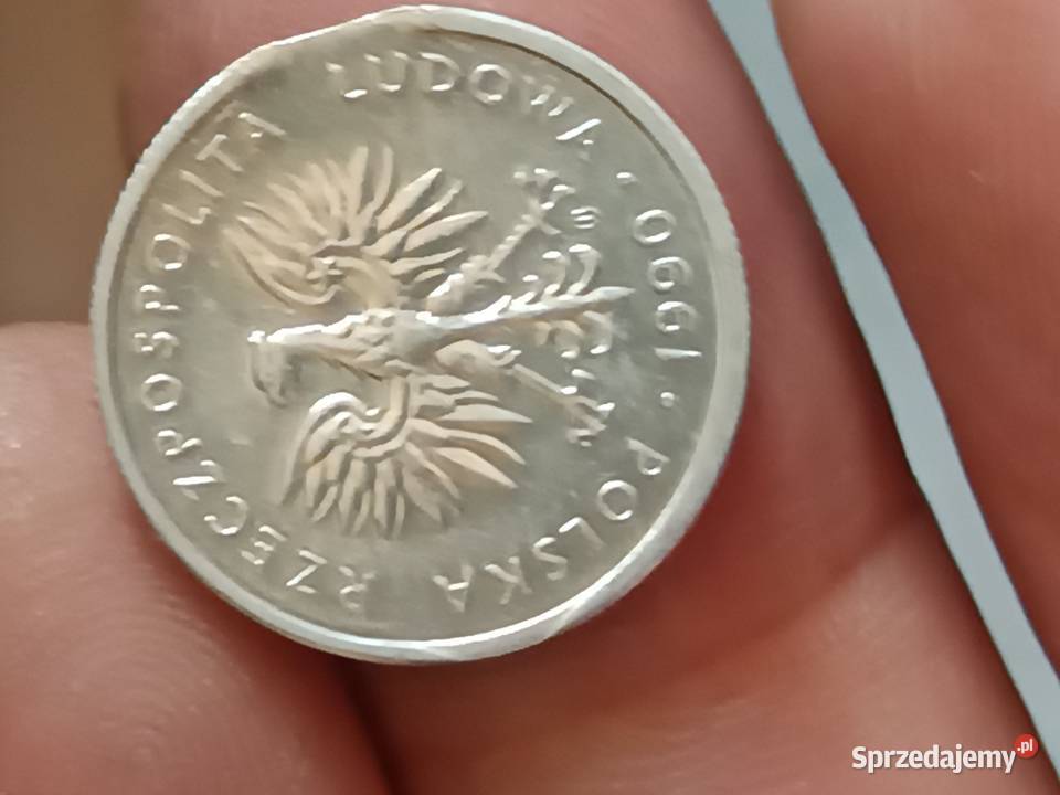 Sprzedam monete 2 zloe 1990 odkroj blachy Chełm sprzedam