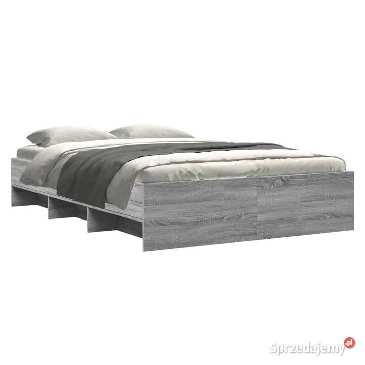 Rama łóżka szary dąb sonoma materiał 35cm Warszawa