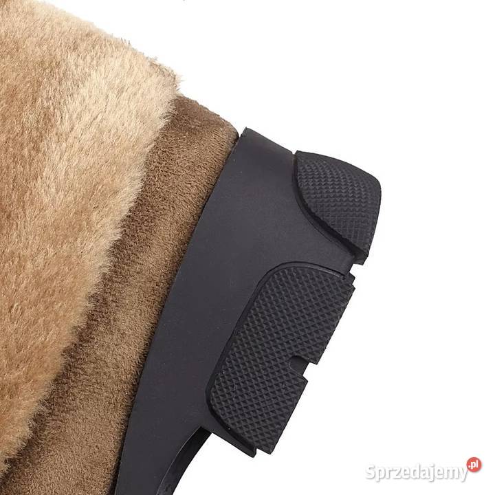 Kozaki wiązane 4 kolory ocieplane wygodne 3443 skóra ekologiczna Świdnica