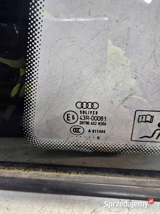 SZYBA KAROSERYJNA LEWA LEWY TYŁ AUDI A5 8T COUPE Przystajń