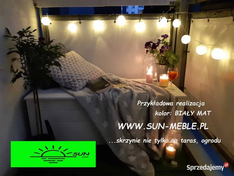 Skrzynia 120x50x50 KOLOR Kufer drewniany pokój Skrzynie ogrodowe Lublin