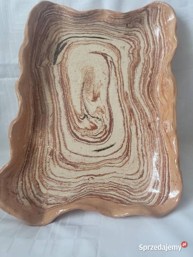 Patera taca ceramika artystyczz lat 60 tych Łódź