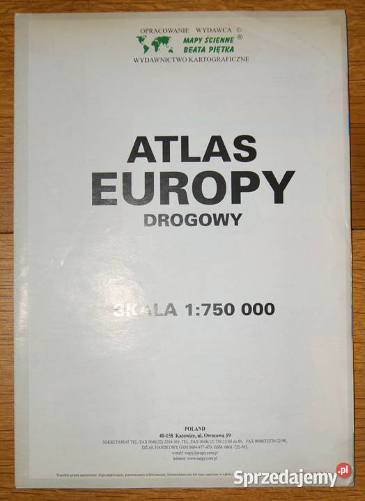 Atlas Europy drogowy Parczew
