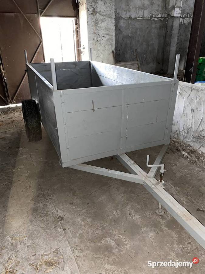 Przyczepa jednoosiowa świętokrzyskie Gnojno sprzedam