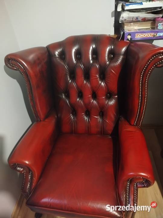 Fotel Chesterfield lubelskie Biała Podlaska sprzedam