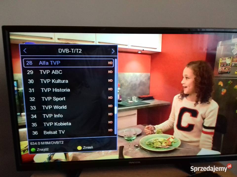 Dekoder TV esperanza DVBT2 HEVC EV107 HDMI Scart