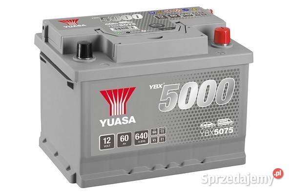 Akumulator Yuasa Silver 12V 60Ah 640A YBX5075 P Tomaszów Mazowiecki