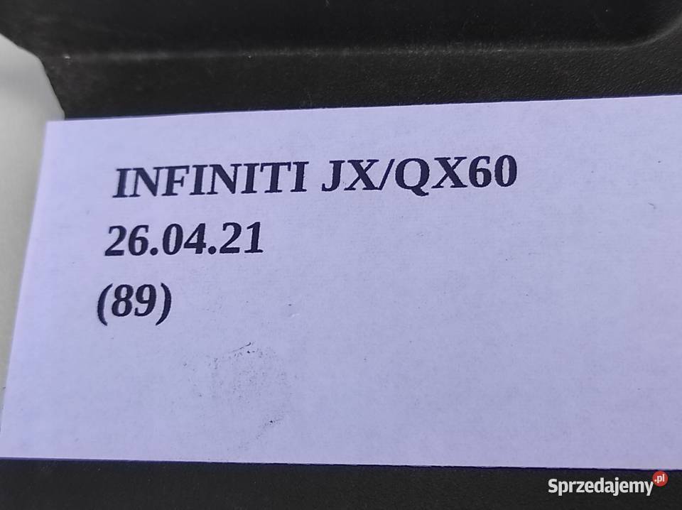 OSŁONA TYLNA PRAWA INFINITI QX60 JX wielkopolskie Nowy Tomyśl