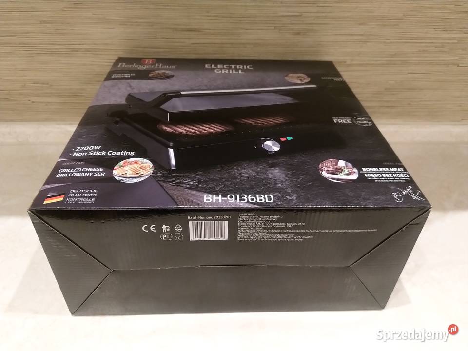 NAJTANIEJ Grill Kontaktowy Elektryczny 2200W śląskie Zabrze