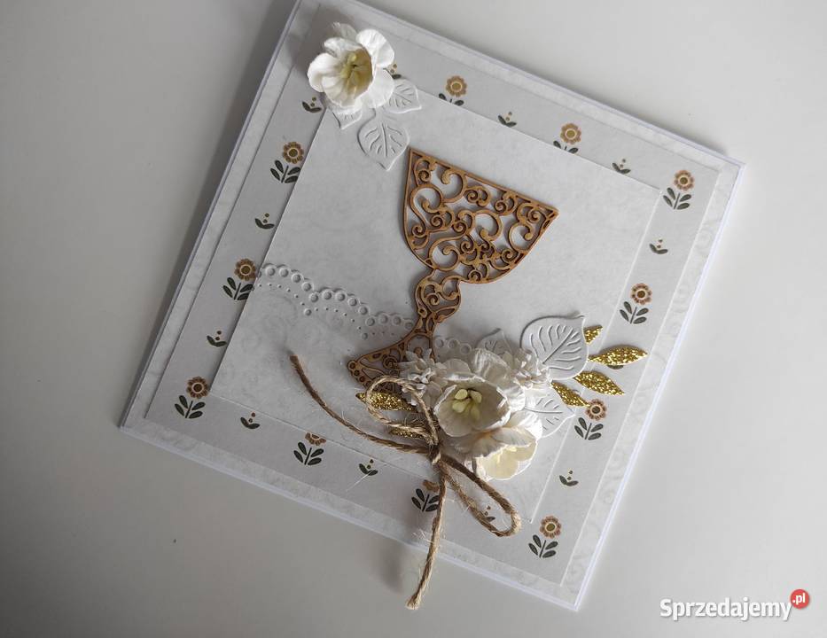 Kartka na Pamiątkę Pierwszej Komunii Świętej w łódzkie