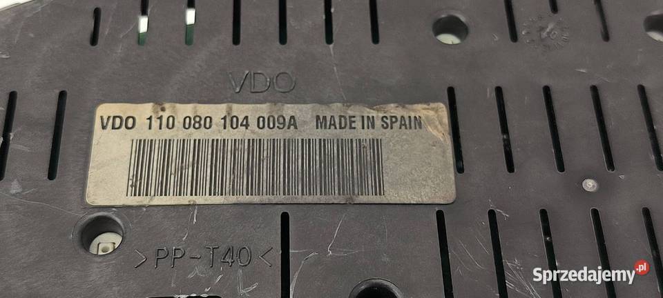 LICZNIK ZEGAR SEAT IBIZA III 6L0920801 Pozostałe Lipno