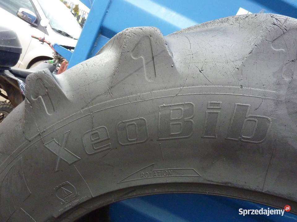 2x Opona używana rolnicza 71060R42 MICHELIN 42cale Zaścianki sprzedam