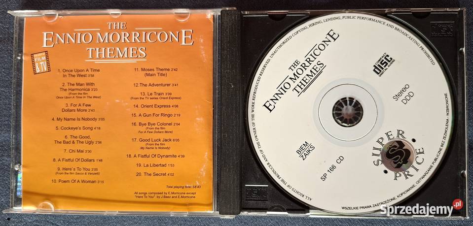 The Ennio Morricone Themes CD 1 płyta Kraków