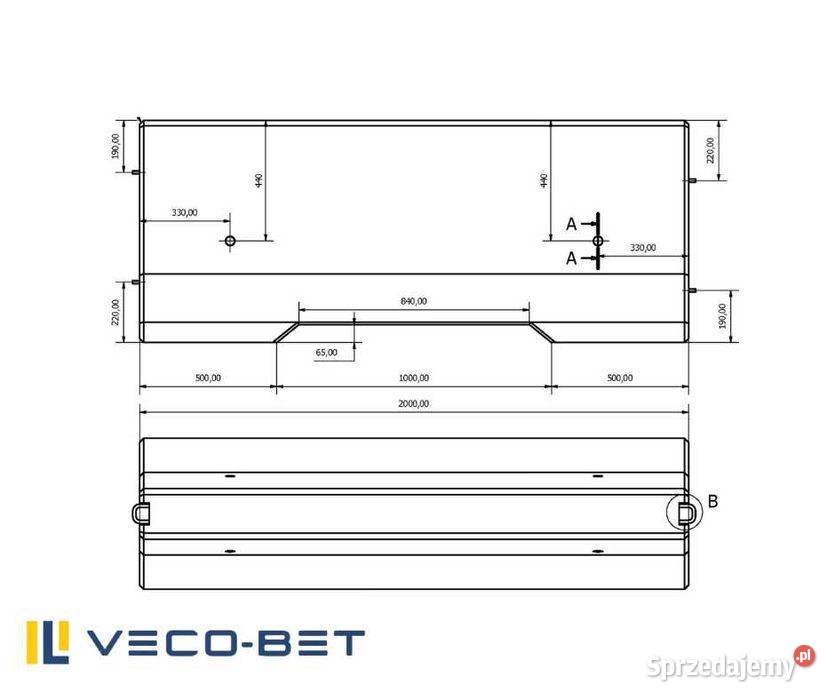 Betonowa zapora drogowa bariera drogowa U14b mazowieckie Mińsk Mazowiecki
