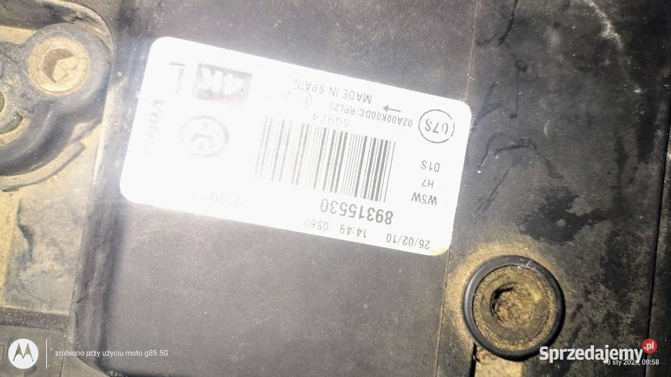 Reflektory przednie biksenon Xenon skrętny Lampy przednie Lubin