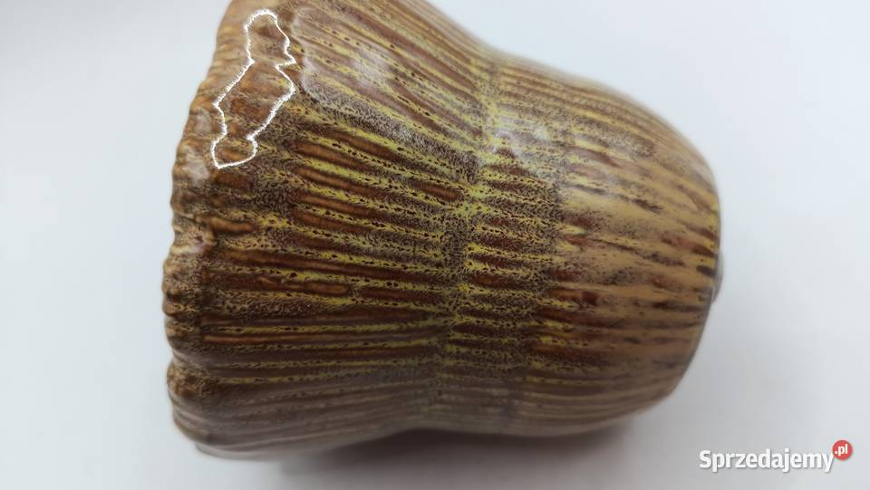 Pojemnik osłonka ceramika szkliwiona wysoka Doniczki i osłonki lubelskie