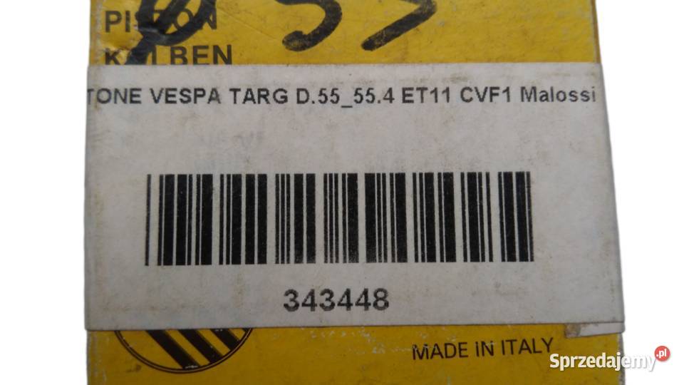 TŁOK MALOSSI SPORT 55 mm PIAGGIO VESPA SPECIAL Bielsk Podlaski sprzedam