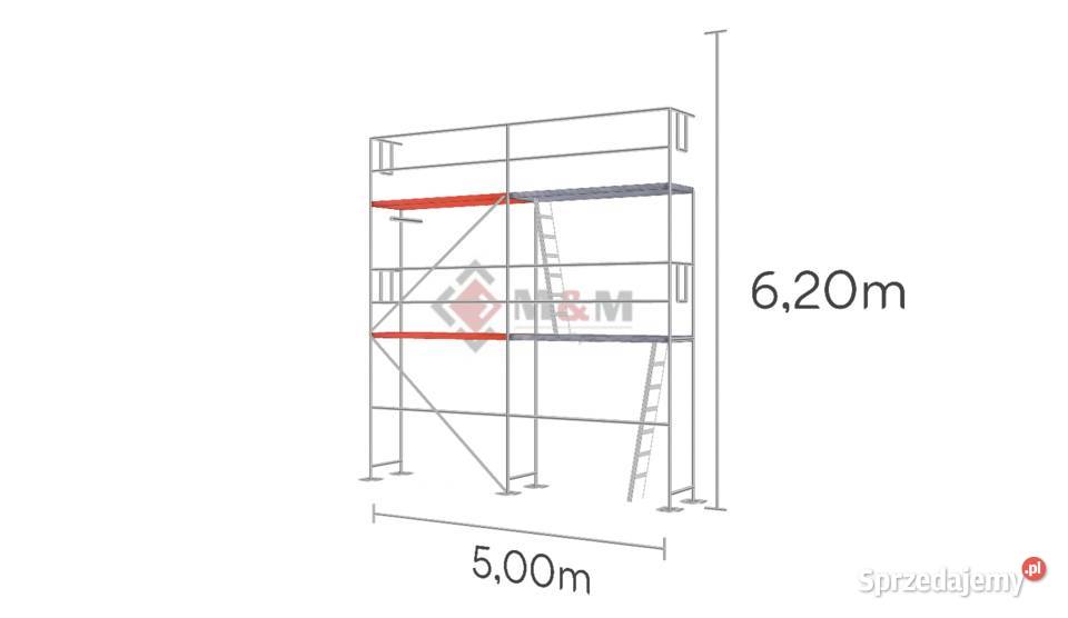 Rusztowanie elewacyjne 5x62m zestaw rusztowania Stare Siołkowice
