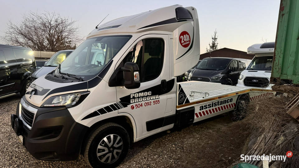 Peugeot Boxer Auto laweta 22 blu HDI Webasto biały Peugeot