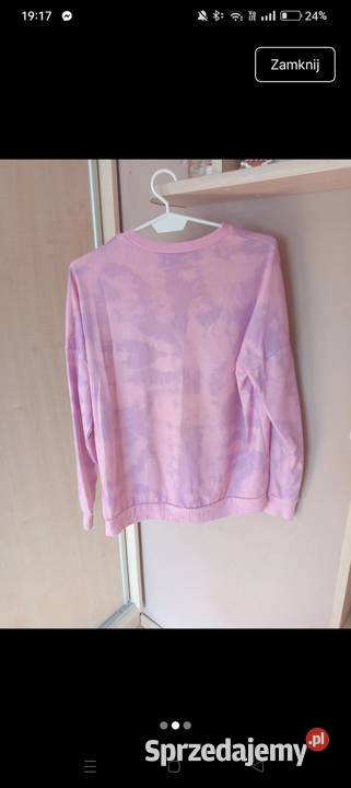 Różowo fioletowy sweterek Kielce