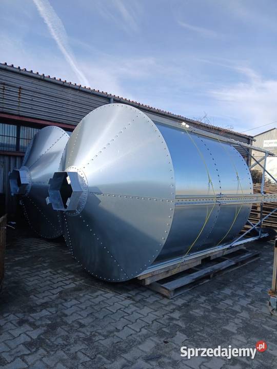 Nowy silos lejowy paszowy o pojemności 186 ton Rolnictwo opolskie sprzedam