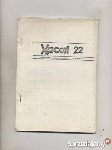 Vacat Miesięcznik Społeczno Polityczny 22 Szczecin