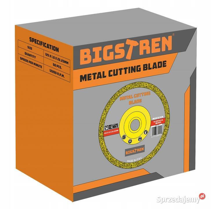 Tarcze Do Cięcia Metalu Do Szlifierki Gumówki 50 Świebodzice