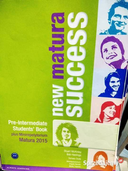 matura sukces succes preintermediate podręcznik Antykwariat Warszawa
