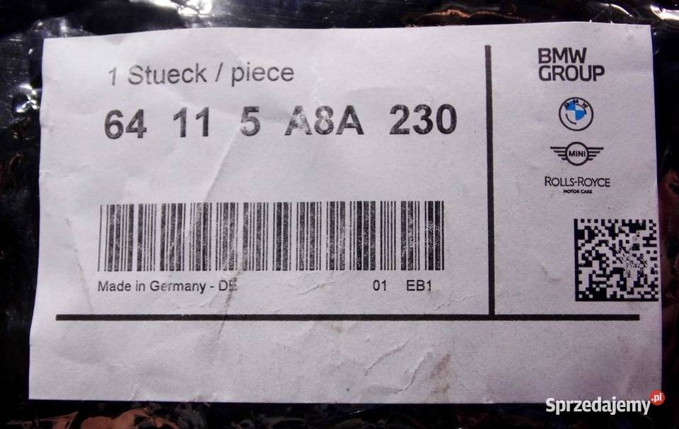 Czujnik AUC sensor BMW X2 F39 X1 F48 X4 F26 5er Biała Nyska