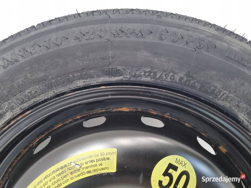 KOŁO DOJAZDOWE Mercedes W169 W245 dojazdówka lubelskie Chełm sprzedam