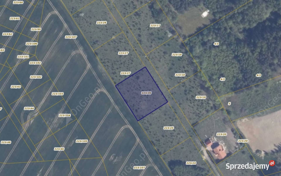 Działka 22326 w miejscowości Warcz rolna pomorskie sprzedam