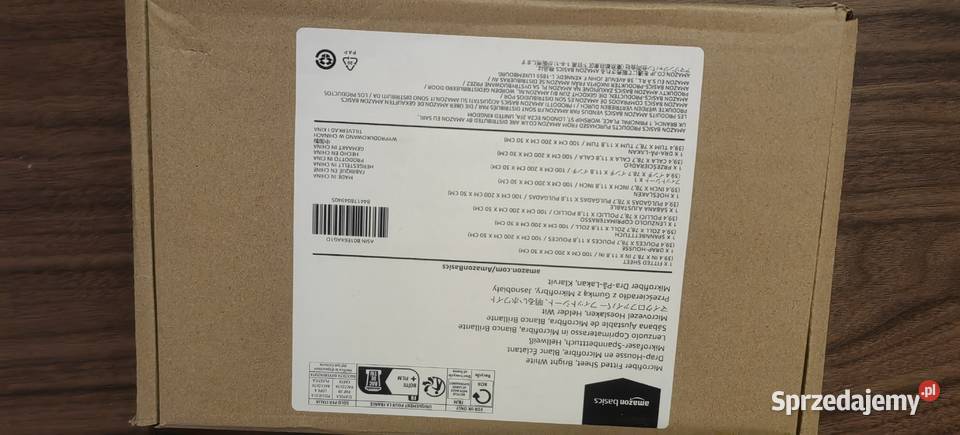 Prześcieradło z gumką Amazon Basics 90x190 90cm Warszawa