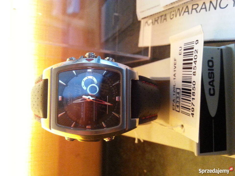 Zegarek Casio Edifice EFA120L1A1 gwrancja do na rękę Warszawa sprzedam