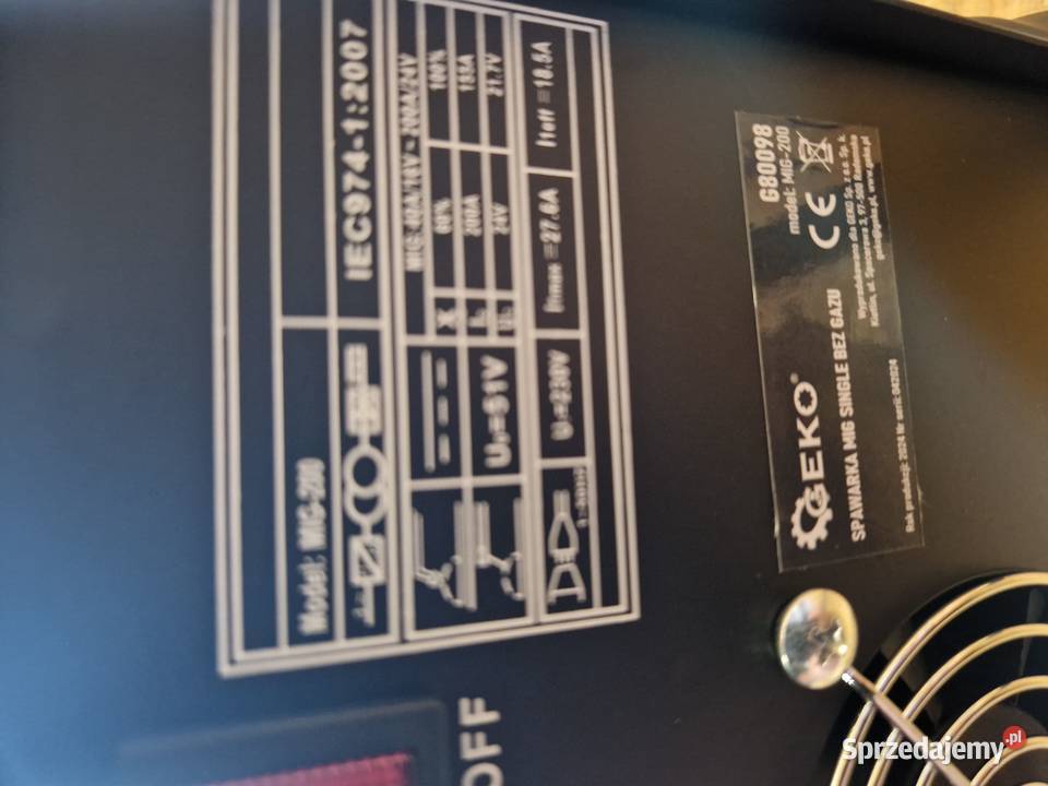 Spawarka MIG Single bez gazu Geko G80098 Głogowa