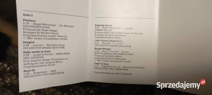 Super Hits Aktuell1 Vocal Instrumental kaseta Gliwice