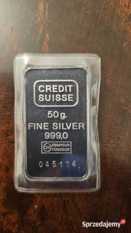 Sztabka srebra 50g podkarpackie Przemyśl