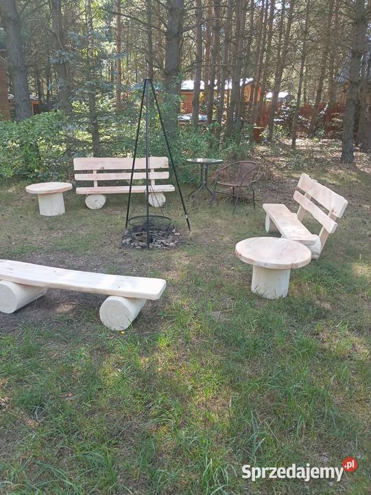 Ławki do ogniska biesiadne mazowieckie Płock sprzedam