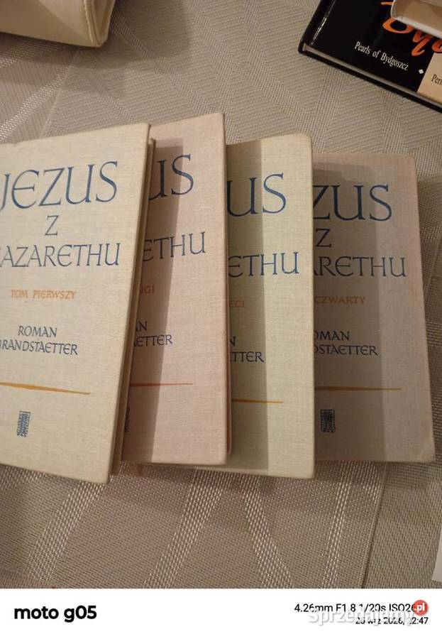 Jezus z Nazaretu 4 tomy kujawsko-pomorskie Bydgoszcz sprzedam