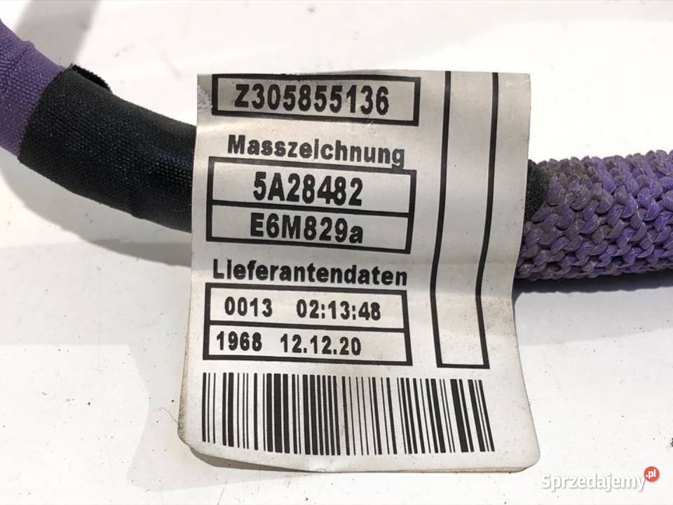 PRZEWÓD WYSOKIEGO NAPIĘCIA BMW G30 podkarpackie sprzedam