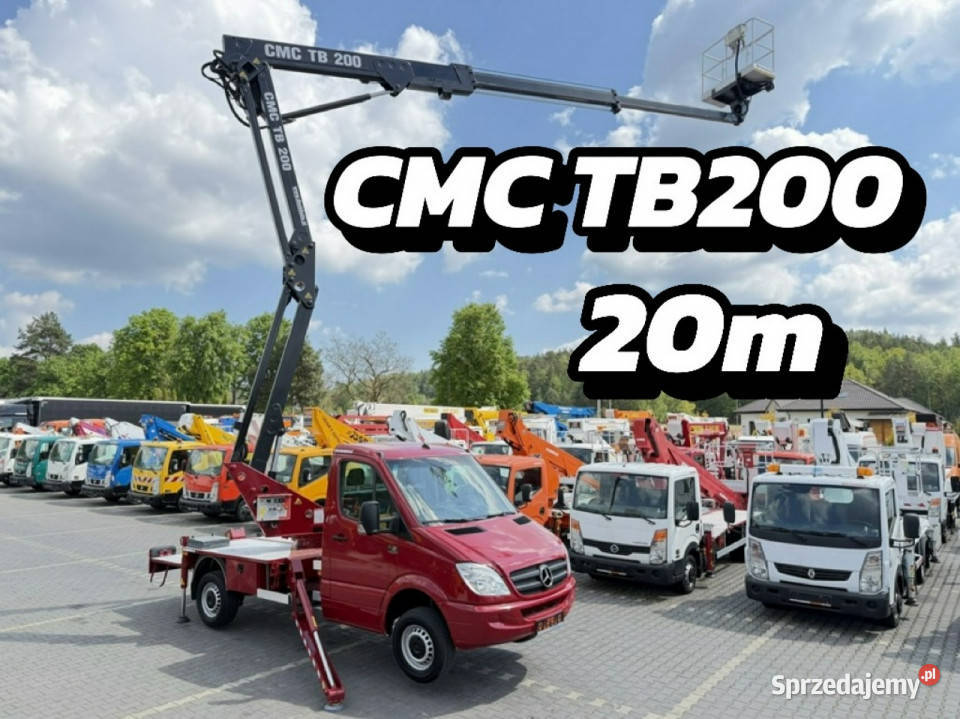 Mercedes Sprinter Podnośnik Koszowy 20m CMC manualna Widełki