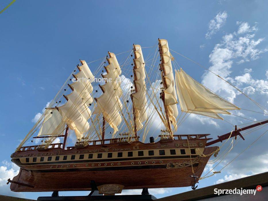 Drewniana Replika statku żaglowca France II Szczecin