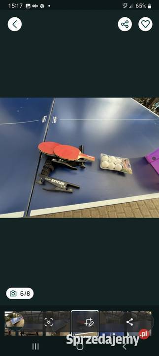 Stol do pinponga aluminiowy zrwnetrzny Kettler sprzedam