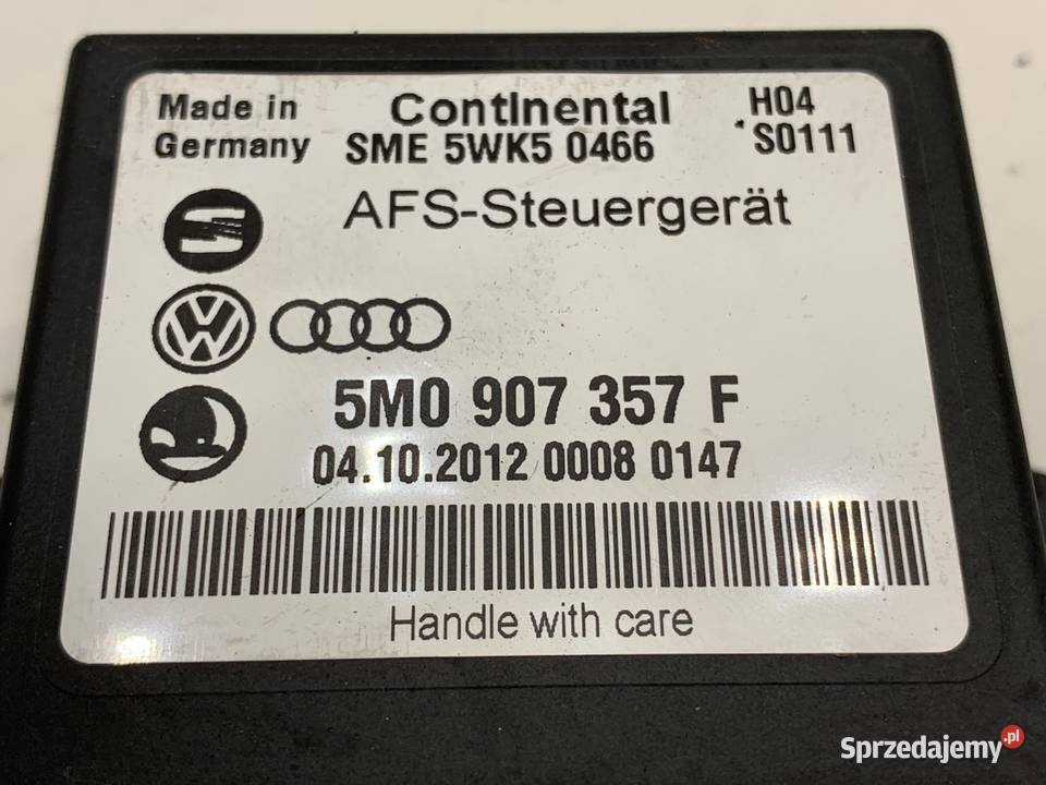 MODUŁ ŚWIATEŁ VW PASSAT B7 5M0907357F 1015 osobowe