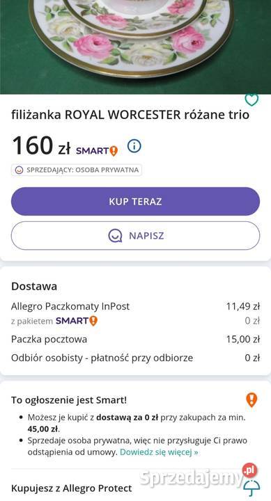 ROYAL WORCESTERurocze różane TrioROYAL GARDEN Antyki, Sztuka, Kolekcje Pabianice