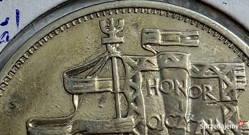 5 Sztandar 1930 Głęboki stempelLustrzany Sosnowiec