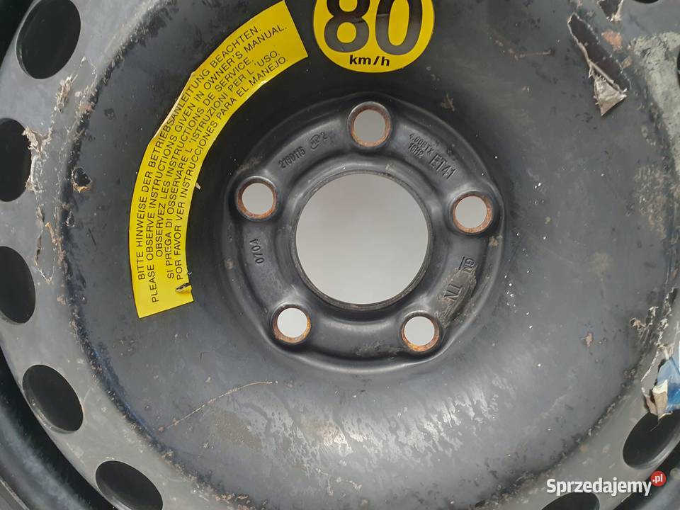 KOŁO DOJAZDOWE 11570 R16 2160115 5x110 Chełm sprzedam