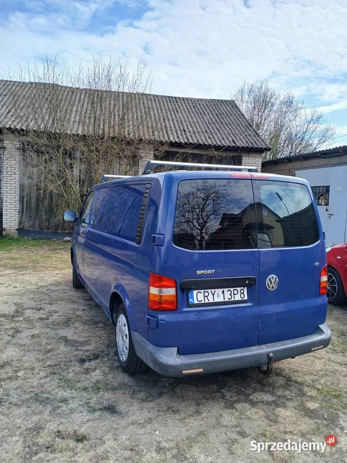Volkswagen T5 19 tdi 270 przebiegu blaszaka long Stary Kobrzyniec
