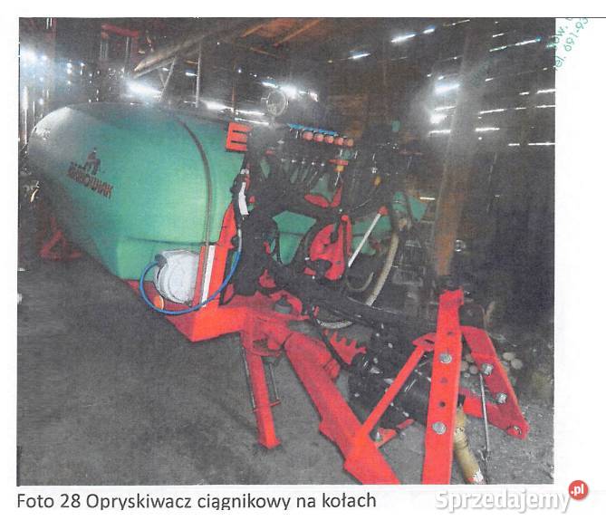 Maszyny rolnicze II Licytacja 50 ceny dolnośląskie Wronów